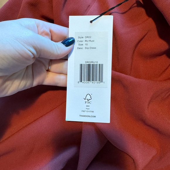 Thakoon Rust Slip Dress 10 - Picture 4 of 4